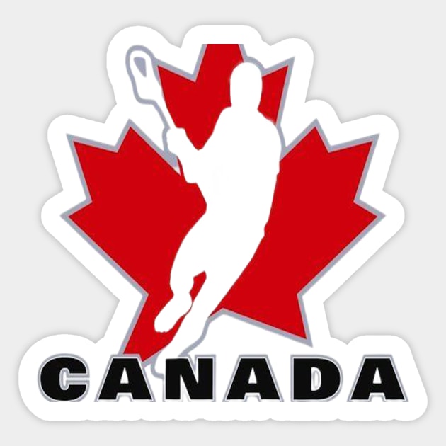 Canada Lacrosse | Sport Sticker by euror-design
